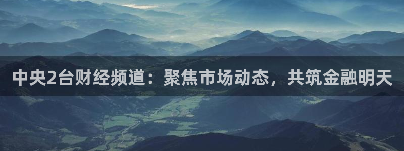 足球直播绿茵：中央2台财经频道：聚焦市场动态，共筑金融明天
